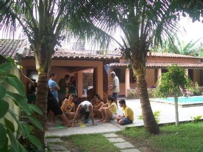 ホテルCasa Colonial Com Churrasqueira E Piscina A 200 M Praia アラルアマ エクステリア 写真